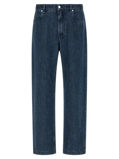 Fendi Ff Inner Jeans In Blue