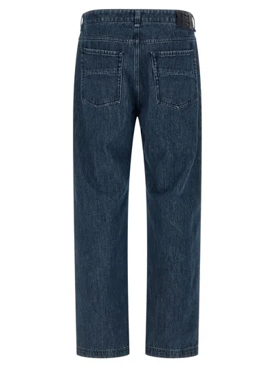 Fendi Ff Inner Jeans In Blue