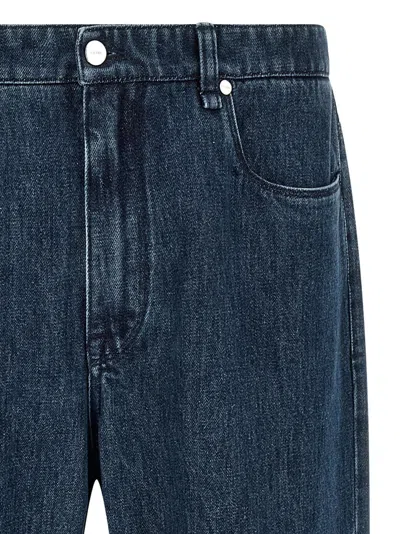 Fendi Ff Inner Jeans In Blue