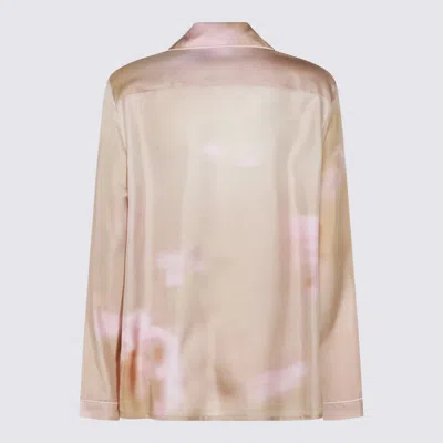 Fabiana Filippi Printed Pyjama-style Shirt In Neutral