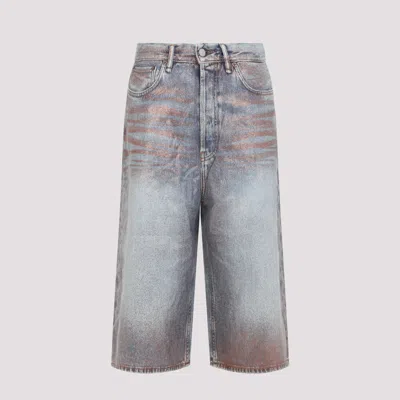 Acne Studios Overwashed Denim Bermuda Shorts