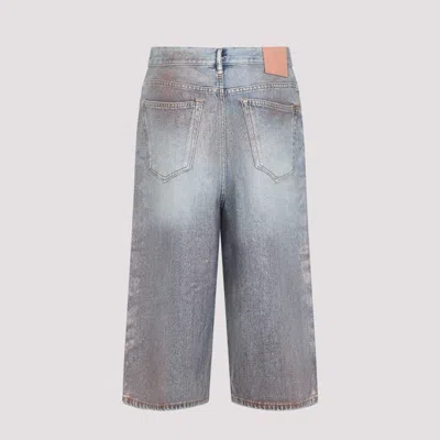 Acne Studios Overwashed Denim Bermuda Shorts