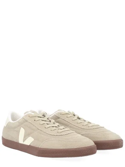 Veja Paneka Suede Sneakers Taupe Pierre Bark In Nude