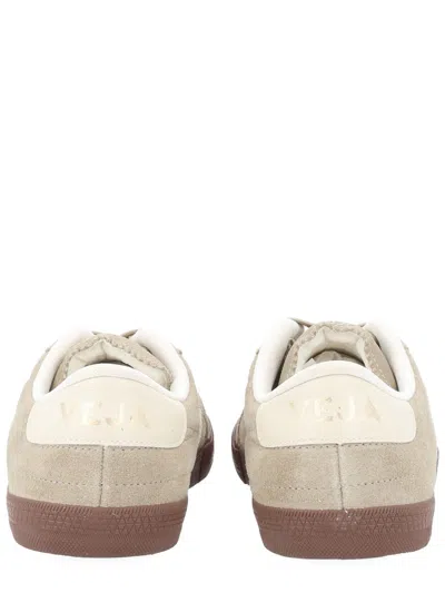 Veja Paneka Suede Sneakers Taupe Pierre Bark In Nude