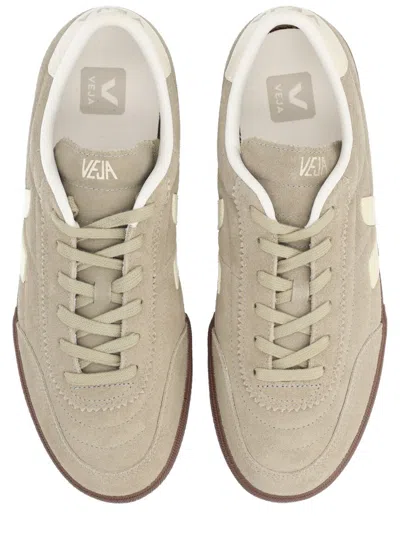 Veja Paneka Suede Sneakers Taupe Pierre Bark In Nude
