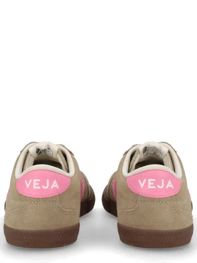Veja Sneakers Volley Suede Taupe Malibu Bark In Gray