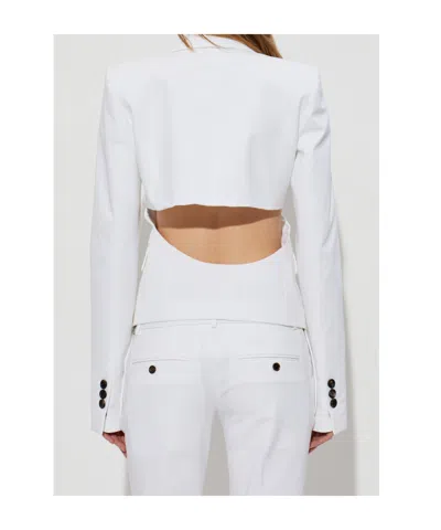 Dsquared2 Cutout Blazer In White