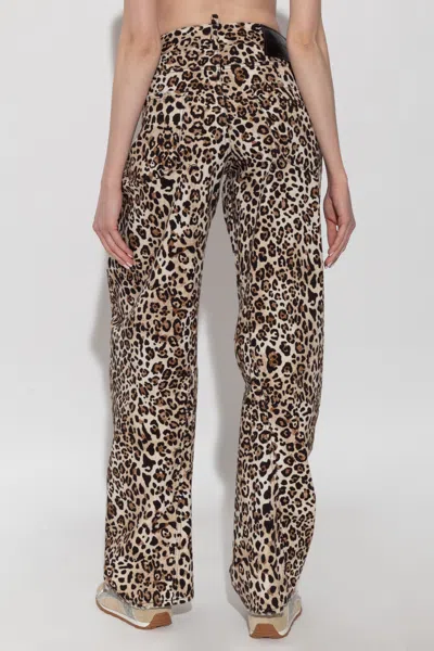 Dsquared2 Allover Animal-pattern Pants In Multi