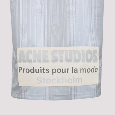 Acne Studios Lightweight Silver Graphic Tank