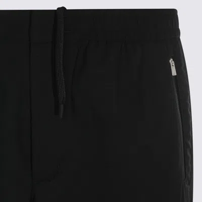 Laminar Drawstring Elasticated Trousers In Black