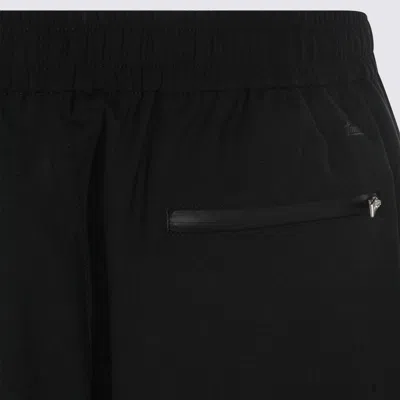 Laminar Drawstring Elasticated Trousers In Black