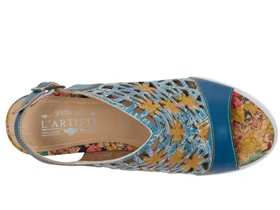 L'artiste By Spring Step Eclipsing Slingback Sandal In Blue