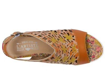 L'artiste By Spring Step Eclipsing Slingback Sandal In Brown