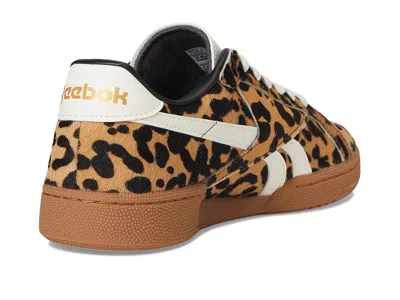 Reebok Club C Grounds Uk Sneakers Vintage Leopard In Brown
