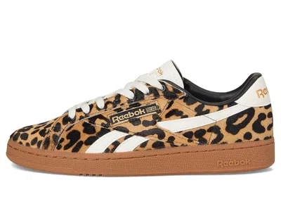 Reebok Club C Grounds Uk Sneakers Vintage Leopard In Brown