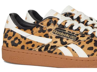 Reebok Club C Grounds Uk Sneakers Vintage Leopard In Brown