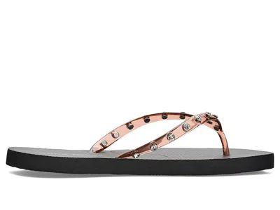 Loeffler Randall Taryn Crystal-embellished Thong Flip Flops In Multi