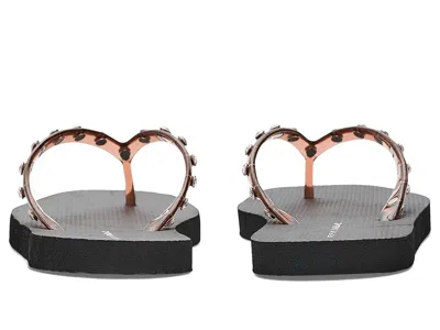 Loeffler Randall Taryn Crystal-embellished Thong Flip Flops In Multi