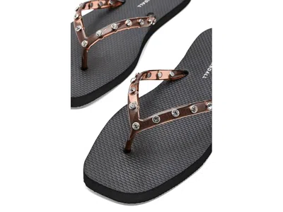 Loeffler Randall Taryn Crystal-embellished Thong Flip Flops In Multi