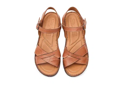 Spring Step Amareza Ankle Strap Sandal In Brown