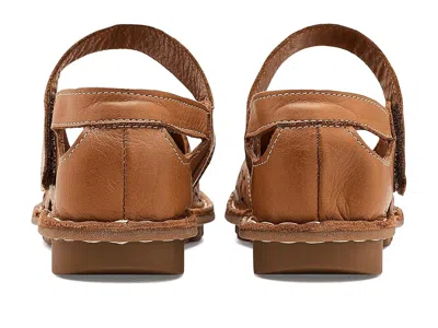 Spring Step Alberty Flat In Brown