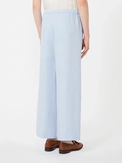Max Mara Drawstring Casual Pants In Blue