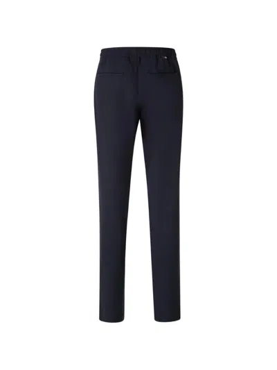 Canali Drawstring Chinos In Black