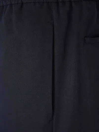 Canali Drawstring Chinos In Black