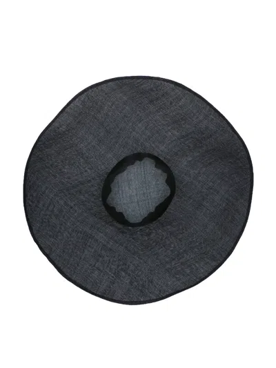 Junya Watanabe Raffia Hat In Black