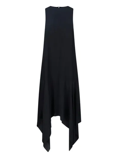 Filippa K Midi Dress Scarf Hem In Black