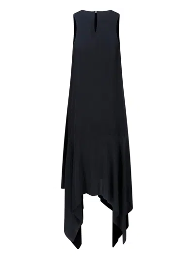 Filippa K Midi Dress Scarf Hem In Black