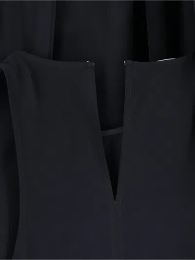 Filippa K Midi Dress Scarf Hem In Black