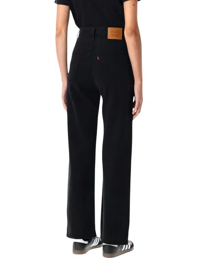 Levi's Ribcage High Waist Wide Leg Jeans In Rosie Posie