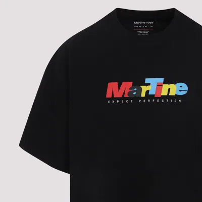 Martine Rose Oversized Logo T-shirt In Black
