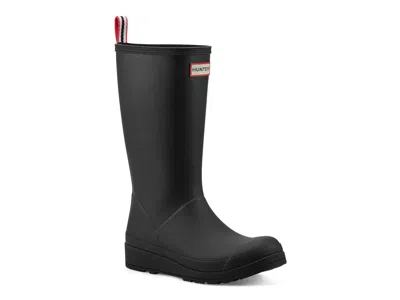 Hunter Original Play Tall Waterproof Rain Boot In Black