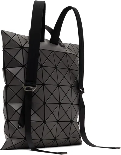 Bao Bao Issey Miyake Gray Flat Pack Backpack