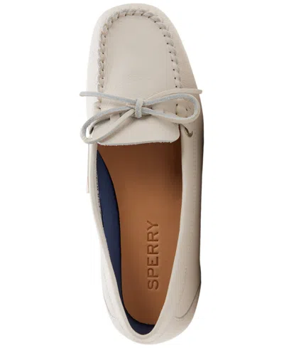 Sperry Bow Driver In White