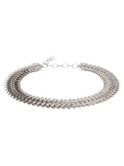 Rabanne Chainmail Adjustable Belt In Metallic