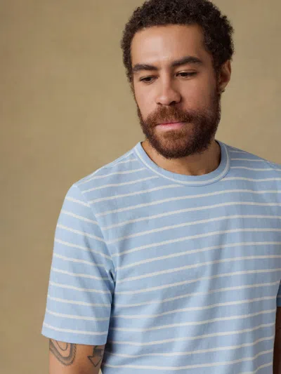 Faherty Sunwashed Regenerative T-shirt In Blue