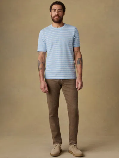 Faherty Sunwashed Regenerative T-shirt In Blue