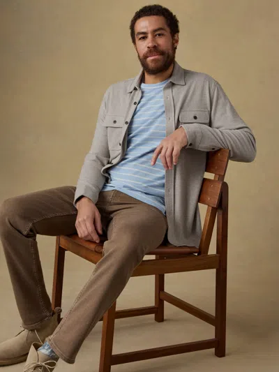 Faherty Sunwashed Regenerative T-shirt In Blue
