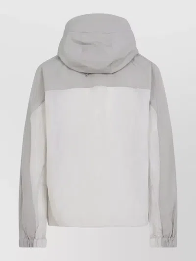 Y-3 Hooded Jacket Long Sleeves Chest Pocket In Gray