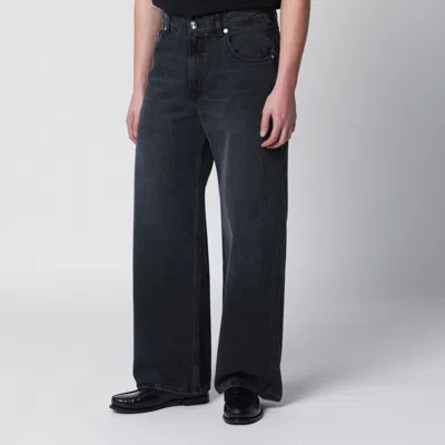 Séfr Sefr Relaxed Fit Worn Wash Jeans For Men In Black