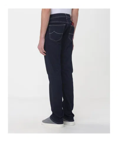 Jacob Cohen Belt Loop Jeans In Black