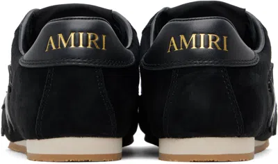 Amiri Black Mesh Pacific Flat Sneakers In Black