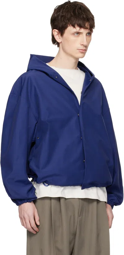 Seventh Blue Orb Shell Jacket In Blue