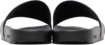 Off-white Arrows Logo-print Slides In Black