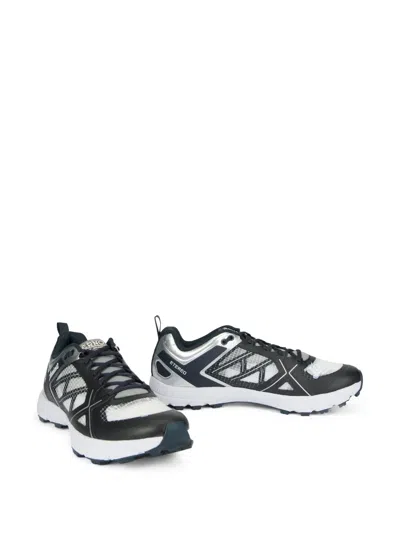 Herno Mesh-panel Sneakers In Black