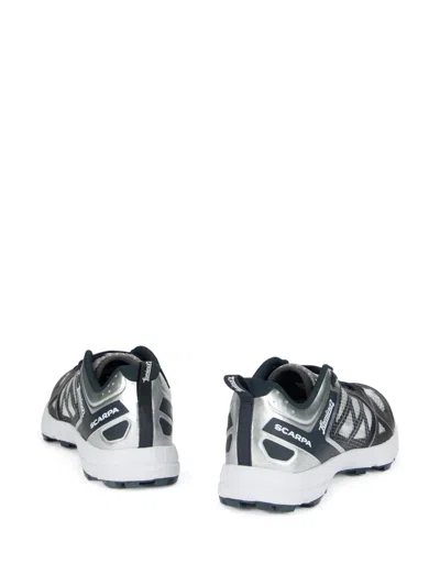 Herno Mesh-panel Sneakers In Black