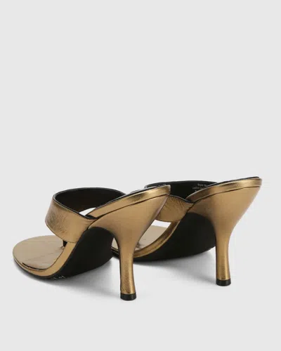 Naked Wolfe Martine Bronze Leather In Gold